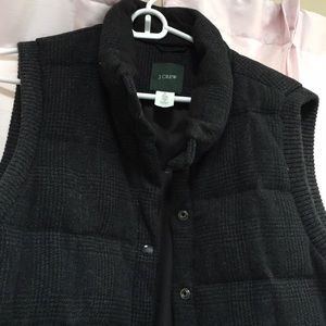 J.Crew Wool Vest with Pockets and snaps